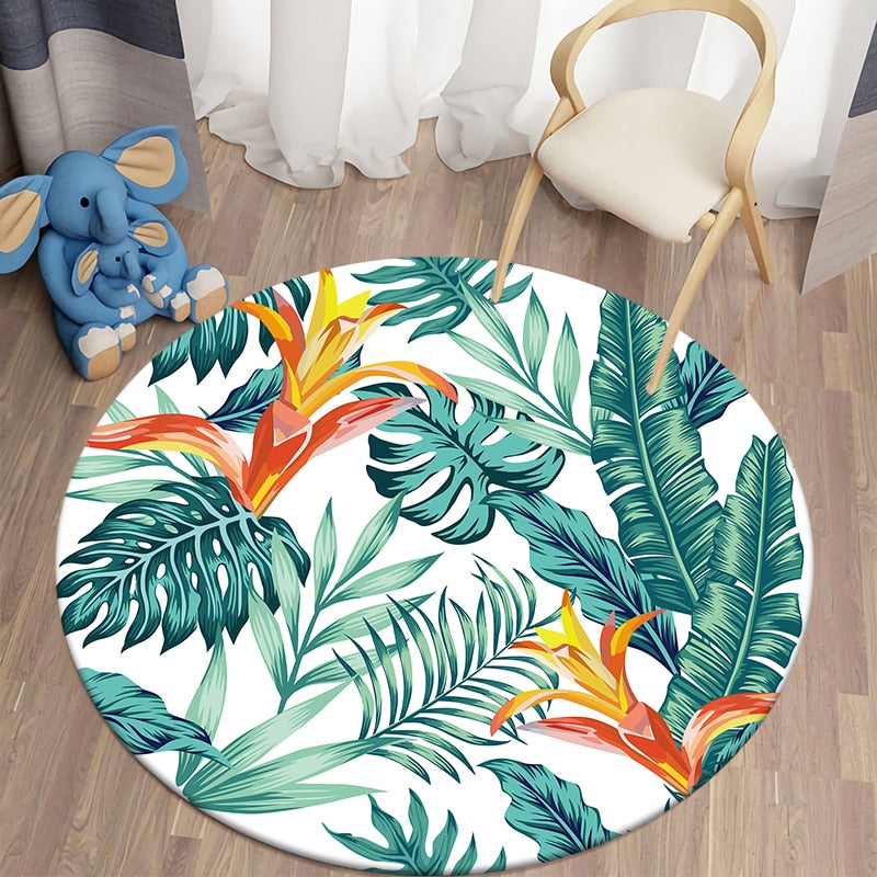 Tapis Tropical Rond