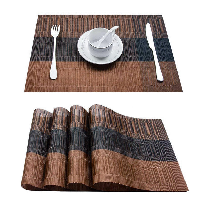 Set de Table Style Bambou (6 pièces)